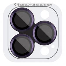 Защитное стекло Metal Classic на камеру (в упак.) для Apple iPhone 14 Pro (6.1") / 14 Pro Max (6.7")