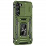 Ударостійкий чохол Camshield Army Ring для Samsung Galaxy S20 FE Оливковий / Army Green