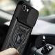 Чохол Ummi Camshield Serge Ring для Apple iPhone 7 / 8 / SE (2020) (4.7") Чорний