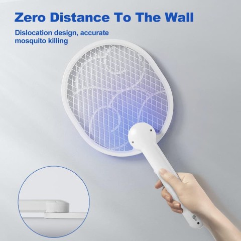 Пастка для комах з UV підсвічуванням WD-956 Rechargeable 1200 mAh White