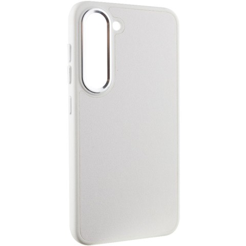 Шкіряний чохол Bonbon Leather Metal Style для Samsung Galaxy S23+ Білий / White