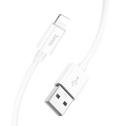 Дата кабель Hoco X87 Magic silicone USB to Lightning (1m) White