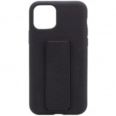 Чохол Silicone Case Hand Holder для Apple iPhone 11 Pro (5.8") Чорний / Black