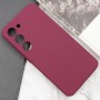 Чохол Silicone Cover Lakshmi Full Camera (AAA) для Samsung Galaxy S24+ Бордовий / Plum