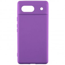 Чохол TPU GETMAN Liquid Silk Full Camera для Google Pixel 6 Фіолетовий / Purple