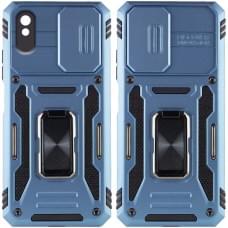 Ударостійкий чохол Camshield Army Ring для Xiaomi Redmi 9A Блакитний / Light Blue