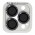 Захисне скло Metal Shine на камеру (в упак.) для Apple iPhone 15 Pro (6.1") / 15 Pro Max (6.7") Чорний / Midnight