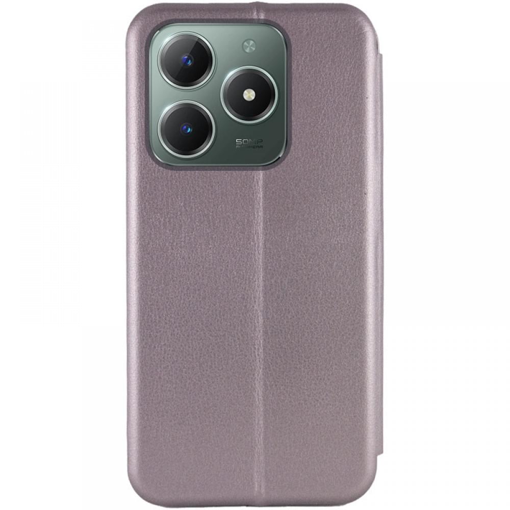 Шкіряний чохол-книжка Classy для Realme C61 4G Сірий