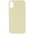Чохол Silicone Case Full Protective (AA) NO LOGO для Apple iPhone XS Max (6.5") Жовтий / Mellow Yellow