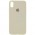 Чохол Silicone Case Full Protective (AA) для Apple iPhone X (5.8") / XS (5.8") Бежевий / Antigue White