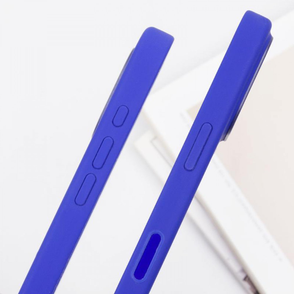 Чохол Silicone case (AAA) with Magsafe and Animation (button) для Apple iPhone 16 Plus (6.7") Ultramarine
