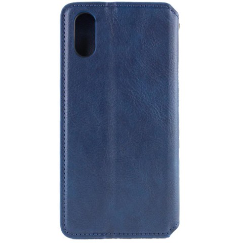 Шкіряний чохол-книжка GETMAN Cubic (PU) для Apple iPhone X / XS (5.8") Синій