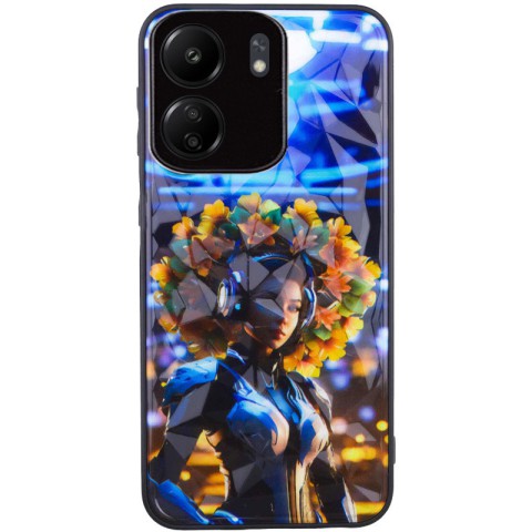 TPU+PC чохол Prisma Ladies для Xiaomi Redmi 13C / Poco C65 Cyberpunk