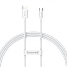 Дата кабель Baseus Superior Series Fast Charging USB to Type-C 100W (1.5m) (P10320102214) Moon White