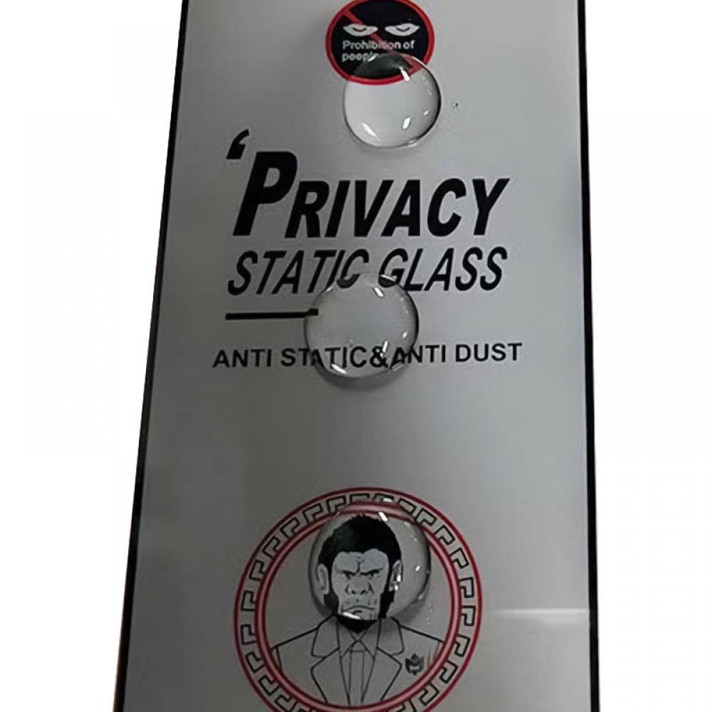 Захисне скло Privacy 5D (тех.пак) для Xiaomi Poco X6 Чорний