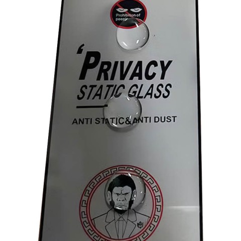 Захисне скло Privacy 5D (тех.пак) для Xiaomi Poco X6 Чорний