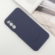 Чохол Silicone Cover Lakshmi Full Camera (AAA) with Logo для Samsung Galaxy A25 5G Темно-синій / Midnight blue