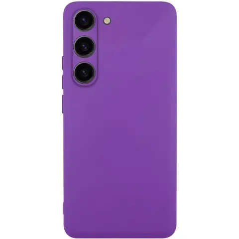Чехол TPU GETMAN Liquid Silk Full Camera для Samsung Galaxy S23