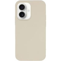 Чохол Silicone Case Full Protective (AA) NO LOGO для Apple iPhone 16 (6.1") Бежевий / Antique White