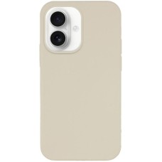 Чохол Silicone Case Full Protective (AA) NO LOGO для Apple iPhone 16 (6.1") Бежевий / Antique White