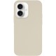 Чохол Silicone Case Full Protective (AA) NO LOGO для Apple iPhone 16 (6.1") Бежевий / Antique White