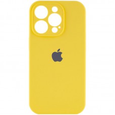 Чохол Silicone Case Full Camera Protective (AA) для Apple iPhone 15 Pro (6.1") Жовтий / Yellow