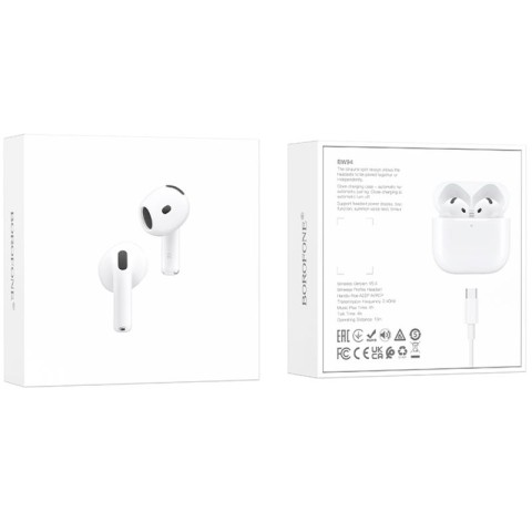 Бездротові TWS навушники Borofone BW94 White