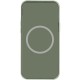 Чохол Silicone case (AAA) full with Magsafe and Animation для Apple iPhone 15 Pro (6.1") Зелений / Cypress