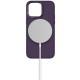 TPU чохол Bonbon Metal Style with MagSafe для Apple iPhone 15 (6.1") Фіолетовий / Dark Purple