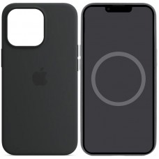 Чохол Silicone case (AAA) with Magsafe and Animation для Apple iPhone 14 Pro (6.1") Чорний / Midnight
