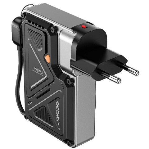Портативний ЗП Power Bank WIWU Wi-P057 Knight 22.5W+PD35W 10000 mAh Black