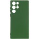 Чохол Silicone Cover Ummi Lakshmi Full Camera (AA) для Samsung Galaxy S25 Ultra Зелений / Dark green