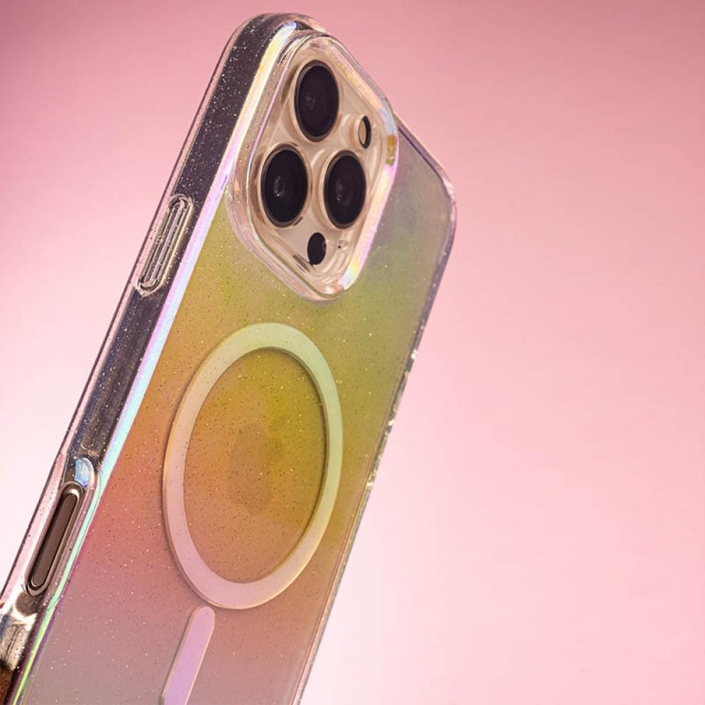Чехол TPU Galaxy Sparkle (MagFit) для Apple iPhone 16 Pro (6.3")