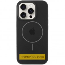 Чохол Silicone Case Full Protective (AA) with MagSafe для Apple iPhone 14 Plus (6.7") Чорний / Black