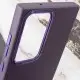 Шкіряний чохол Bonbon Leather Metal Style для Samsung Galaxy S23 Ultra Фіолетовий / Dark Purple
