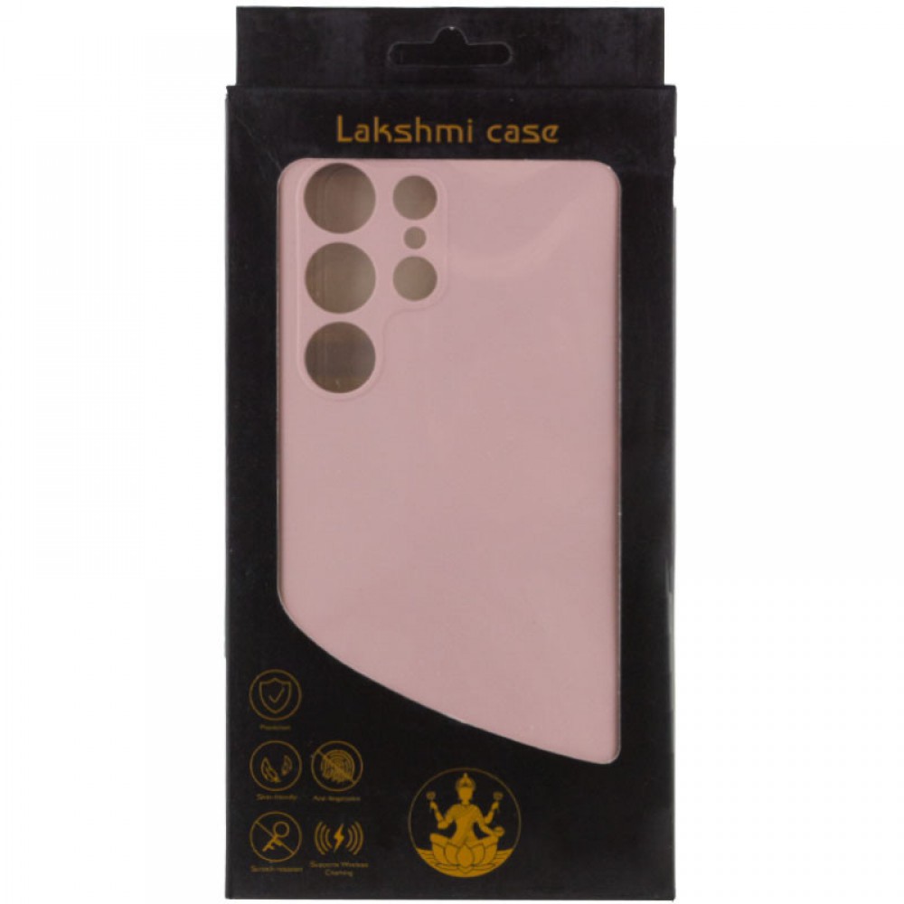 Чохол Silicone Cover Lakshmi Full Camera (AAA) with Logo для Samsung Galaxy S24 Ultra Рожевий / Pink Sand