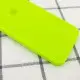 Чохол Silicone Case Square Full Camera Protective (AA) для Apple iPhone 6/6s (4.7") Салатовий / Neon green