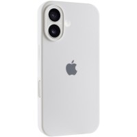 Чохол Silicone Case Full Camera Protective (AA) для Apple iPhone 16 (6.1") Білий / White