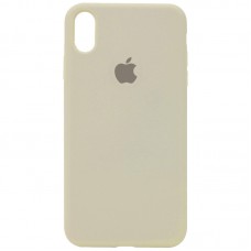 Чохол Silicone Case Full Protective (AA) для Apple iPhone XR (6.1") Бежевий / Antigue White