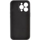 Чохол Silicone Case Full Camera Protective (AA) NO LOGO для Apple iPhone 13 Pro (6.1") Чорний / Black