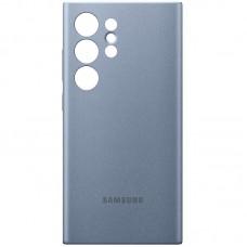 Шкіряний чохол Leather Case (AAA) для Samsung Galaxy S24 Ultra Lavender gray