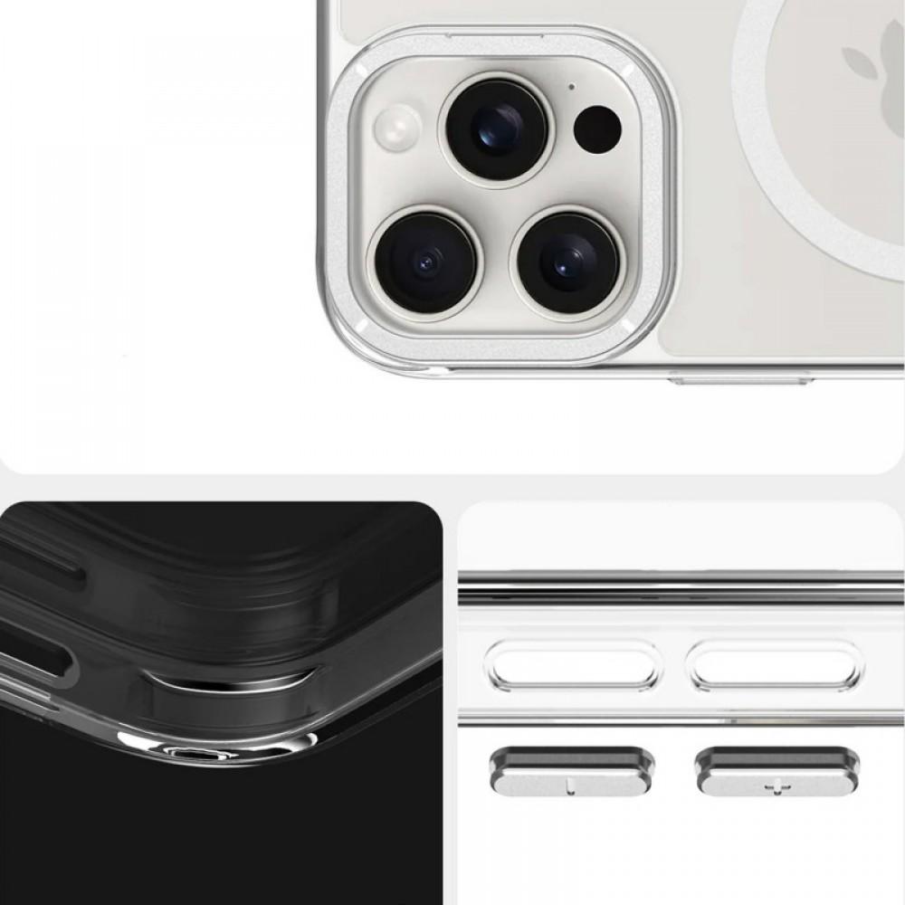 Чохол TPU Space Case Apex with MagSafe для Apple iPhone 15 Pro Max (6.7") Silver
