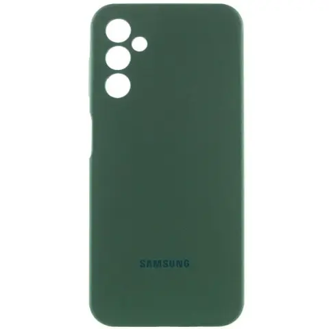 Чохол Silicone Cover Lakshmi Full Camera (AAA) with Logo для Samsung Galaxy A15 4G/5G / M15 5G Зелений / Cyprus Green