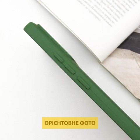 Чохол TPU GETMAN Liquid Silk Full Camera для Xiaomi Poco X6 / Note 13 Pro 5G Зелений / Dark green