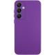Чохол TPU GETMAN Liquid Silk Full Camera для Samsung Galaxy S23 Фіолетовий / Purple