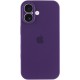 Чохол Silicone Case Full Camera Protective (AA) для Apple iPhone 16 (6.1") Фіолетовий / Amethyst