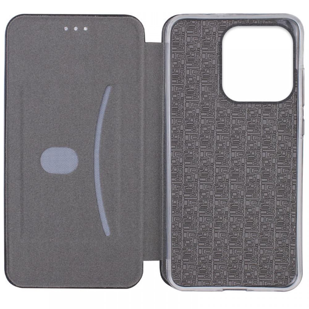 Шкіряний чохол-книжка Classy для Xiaomi Redmi Note 14 4G (Europe version) Темно-синій