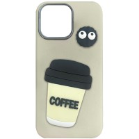 Чохол TPU Leather Toys для Apple iPhone 11 Pro (5.8") Coffee / Sand