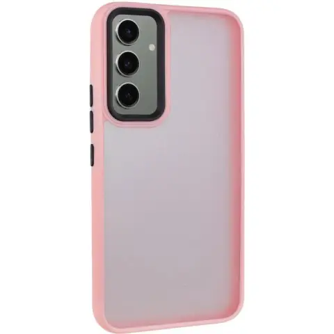 Чохол TPU+PC Lyon Frosted для Samsung Galaxy S26 Pink