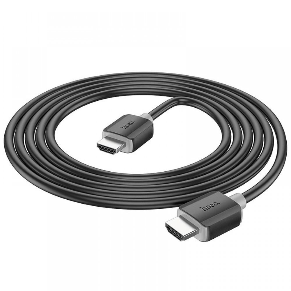 Дата кабель Hoco US08 HDTV 2.0 male to male 4K HD (3m) Black
